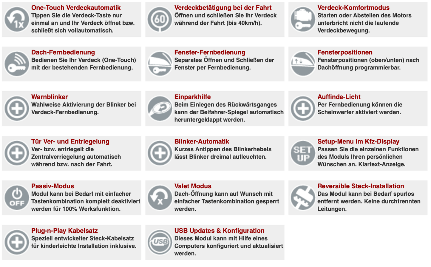 STLFBW6 Verdeckmodul - 3er Cabrio (E46)