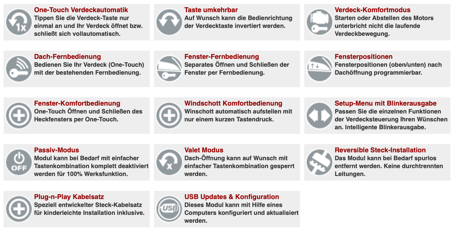 STHBMN1 Verdeckmodul - McLaren Spider